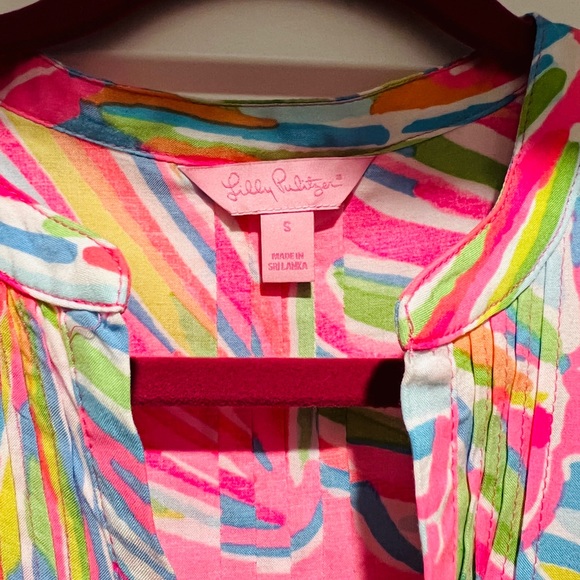 Pink Lilly Pulitzer Tunic Shells size S - Picture 3 of 3